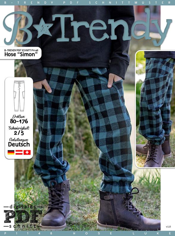 Hose Luke N&auml;hanleitung + Schnitt image number 2