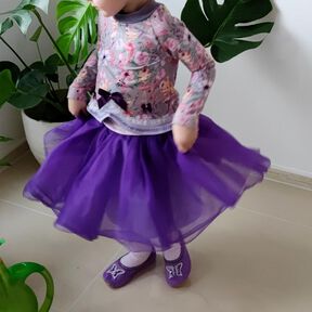 Kindershirt Elfie 1 + Tüllrock Gr. 80-140 Schnitt