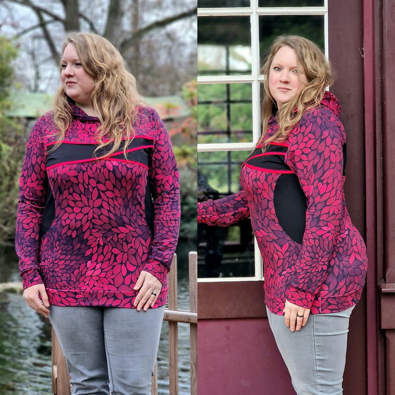Avery Damen Hoodie/Ballonkleid Gr. 32 bis 48 image number 6