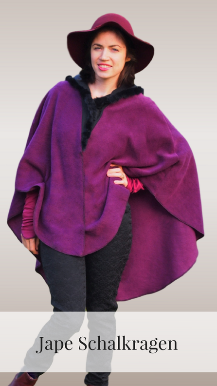 Jape - Poncho/Cape mit Schalkragen 34-56 image number 1