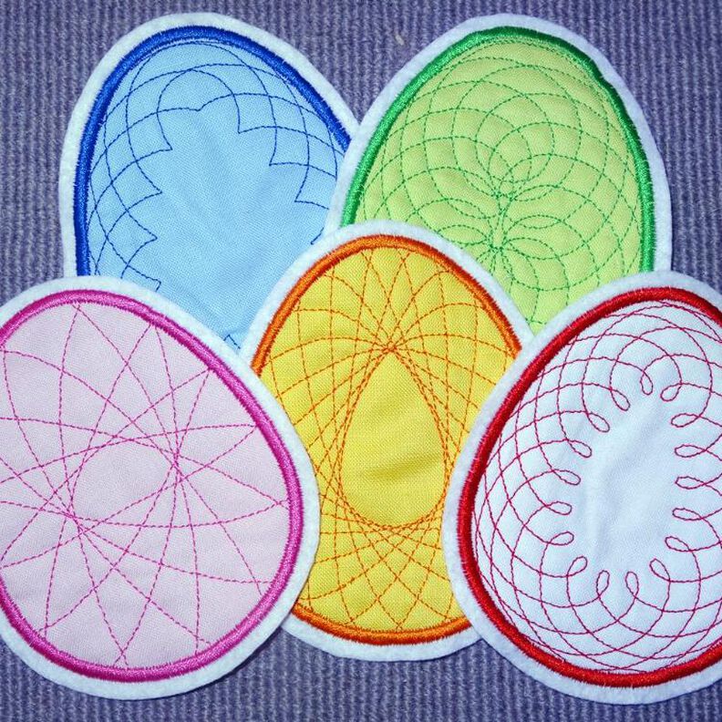 Osterei Ei Ostern Stickdatei image number 1