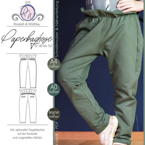 Paperbaghose Gr. 80 bis 152