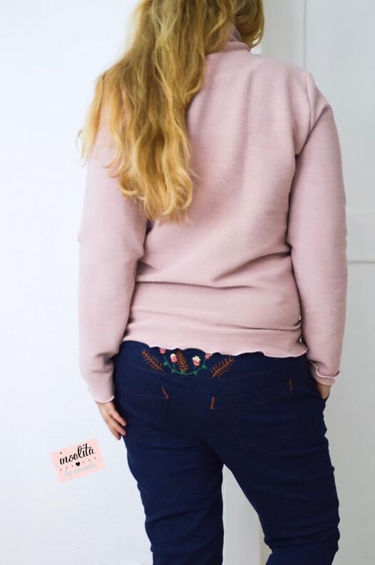 Chino Hose CONFORTA FEMININ (34-48) Schnittmuster image number 8