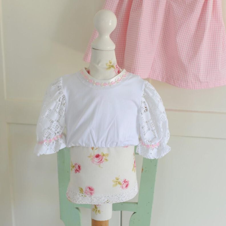 Dirndlbluse Felizia Gr. 80-140 Nähanleitung und Schnitt image number 7
