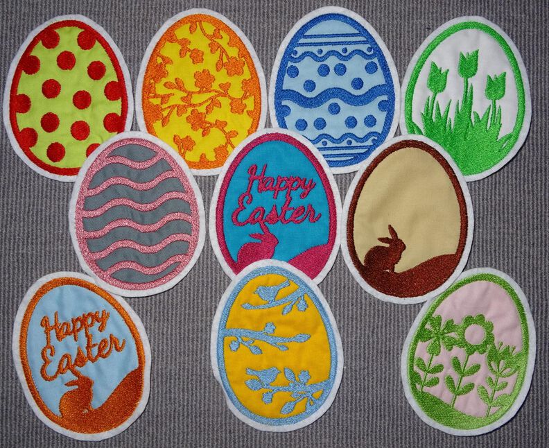 Osterei Stickdatei - Ostern Ei image number 2