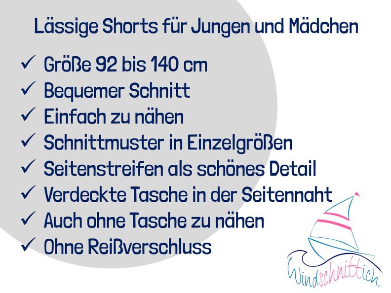Shorts Sami | mit & ohne Tasche | 92 – 140 | A4, A0, Beamer image number 6