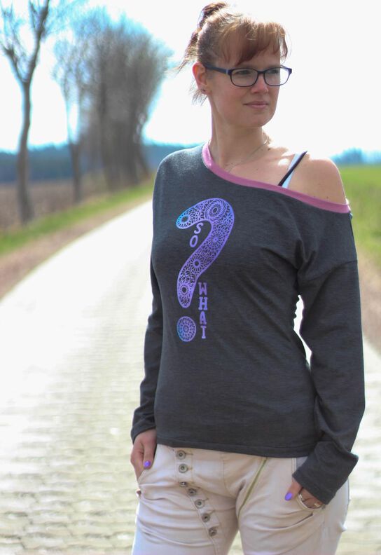 Shirt / Kurzpulli Jaane Gr. 32-48 inkl. Beamerdatei image number 3