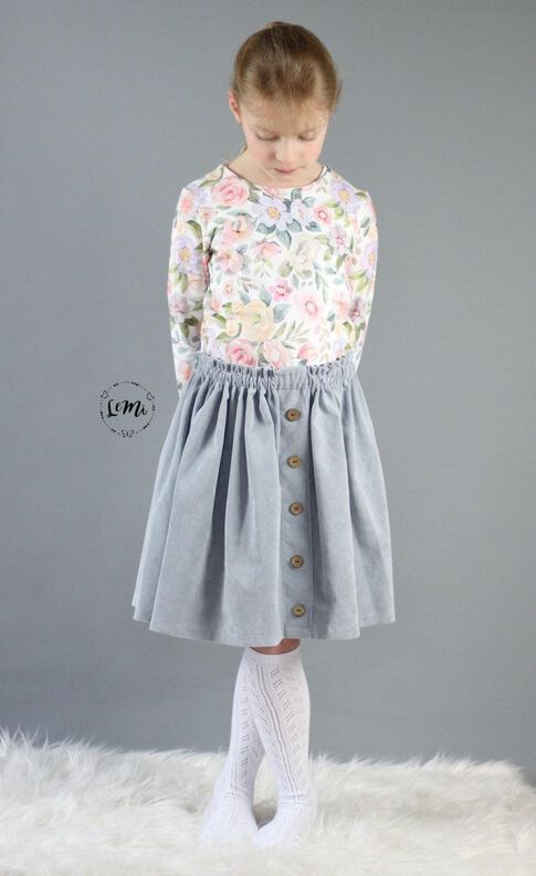 Back to School Kombi-Ebook - Button Shirt & Skirt Gr.86-164 image number 9