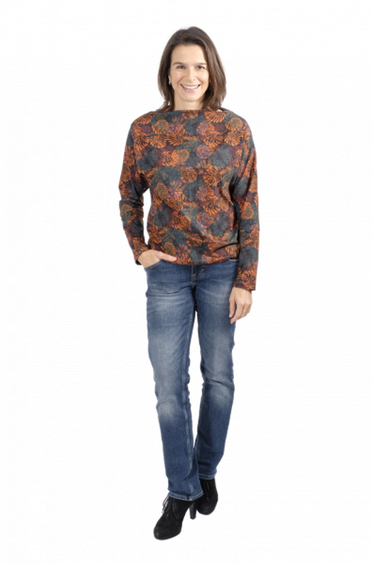 Fledermausshirt "HILDA" Nähanleitung und Schnitt Gr. 158–46 image number 2