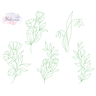 Stickdatei Blumenset "Eleganz" thumbnail number 1