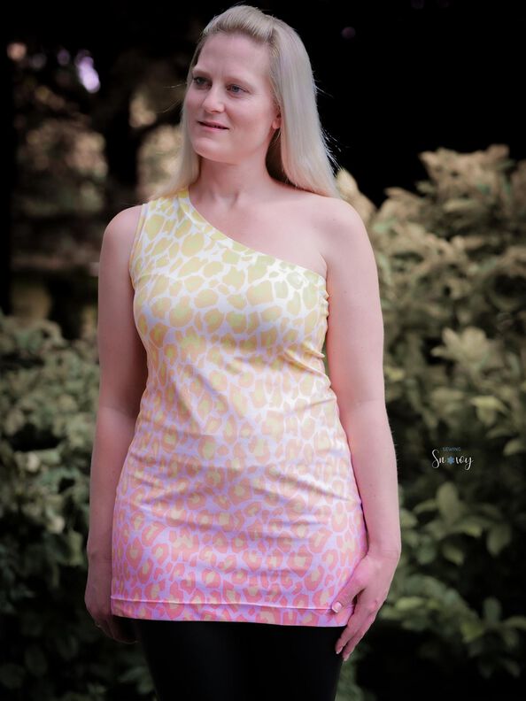 Offshoulder Kleid Spalina 34 - 52 FunkelRosa image number 9