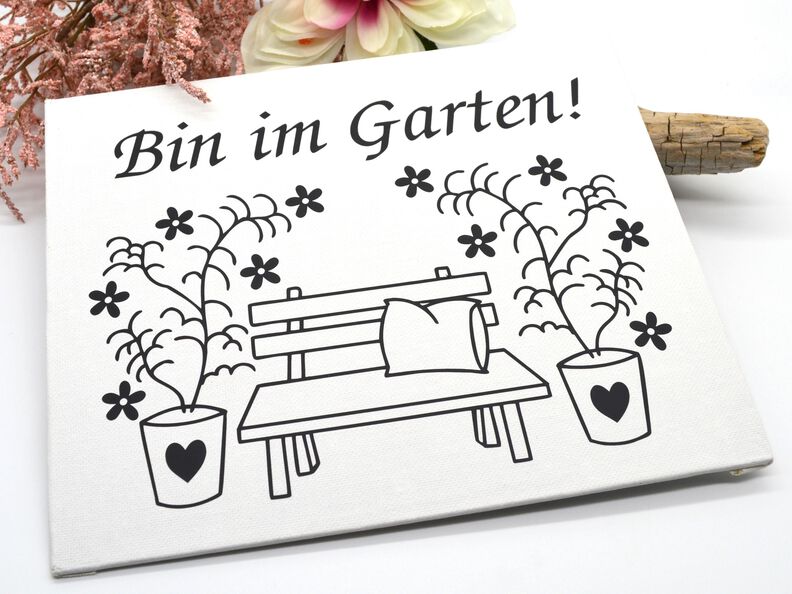 Plotterdatei Gartenbank Garten image number 2