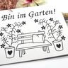 Plotterdatei Gartenbank Garten thumbnail number 2