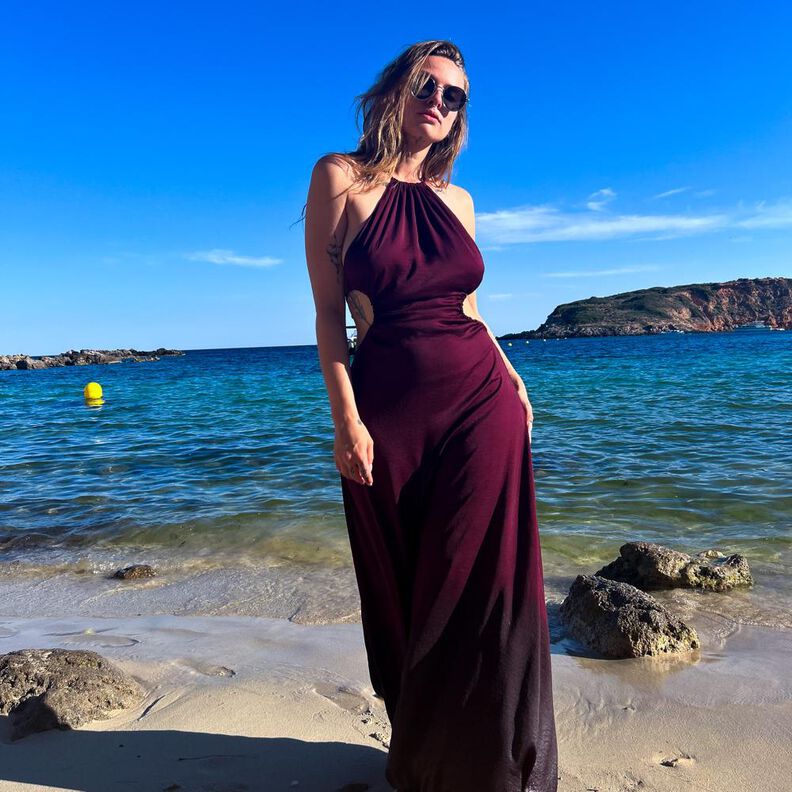 IBIZA DRESS Maxikleid rückenfrei Schnittmuster Gr. 30-62 image number 1