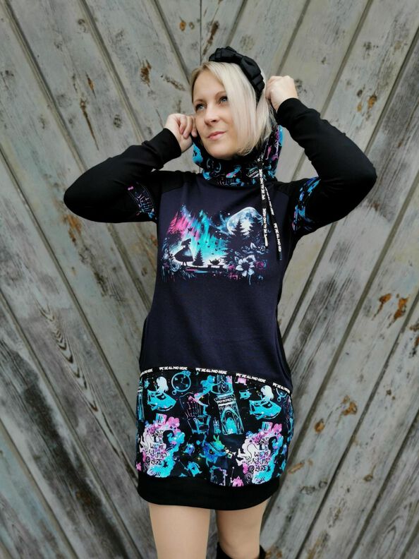 Querida - Raglan Sweatkleid Gr. 34 - 52 image number 3