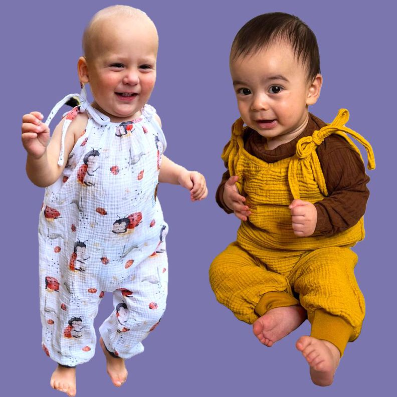 Baby Jumpsuit Latzhose Strampler MOYO ♥Gr. 56-98 image number 1