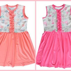 Jerseykleid "Paulina", Schnittmuster Gr. 110-152