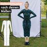 Schnittmuster nach Maß, Midikleid mit Raffung thumbnail number 1