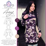 Avery Damen Hoodie/Ballonkleid Gr. 32 bis 48 thumbnail number 1