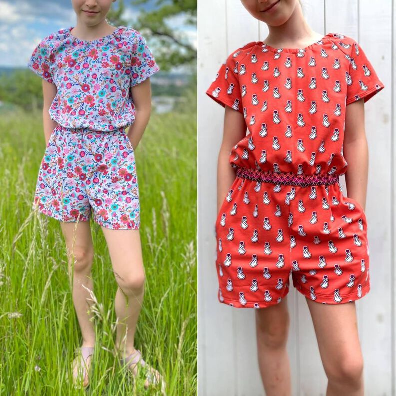 Kinder Jumpsuit Jersey Verschlusslos LOMPAT ♥ Gr. 98-164 image number 5