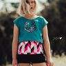 HOT CROP TOP Shirt mit Top Gr. 98 - 164 thumbnail number 2