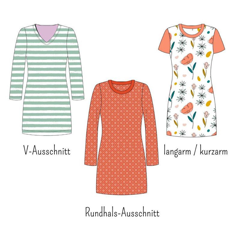 Kleid Estelle Gr. 34-46 Schnittmuster und Nähanleitung image number 2
