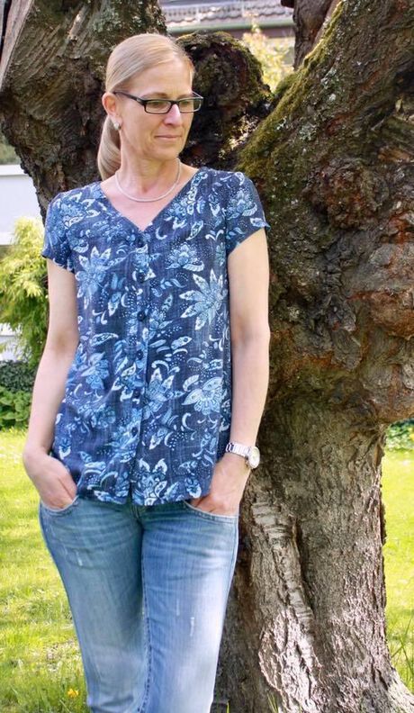 Blusenliebe - Schnittmuster Damen Bluse 34-48 image number 7