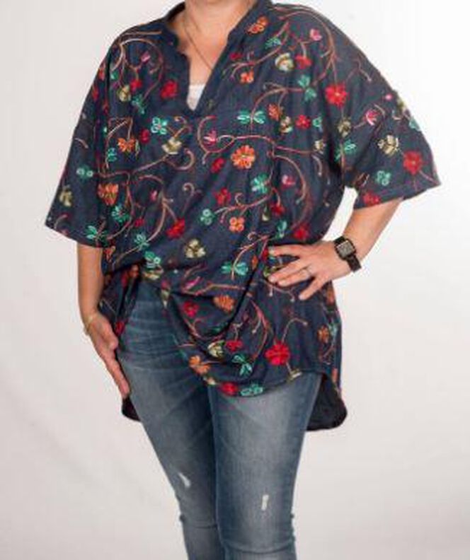 Ebook/Nähanleitung Oversize Bluse MACAYA Damen Gr. 32-58 image number 2
