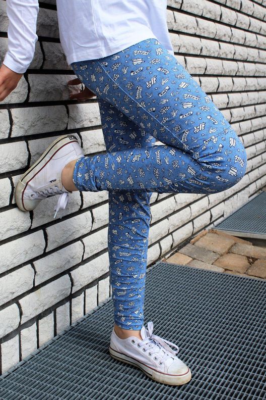 Leggins Laura mit Raffung Gr. 86-176 image number 5