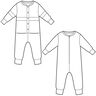 Kinder Jumpsuit Overall Zipper oder Knöpfe MIMPI ♥Gr. 92-164 thumbnail number 8