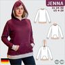 Jenna – Bequemer Damen Hoodie/Pullover BU 80-116, A4+A0 thumbnail number 1