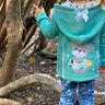 Sweatjacke Signore mit Kapuzenerweiterung FunkelRosa thumbnail number 6
