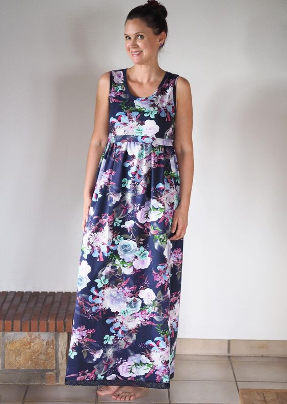Maxikleid Mira Gr. 34 - 46, mit Beamerdatei image number 6