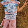 HOT CROP TOP Shirt mit Top Gr. 98 - 164 thumbnail number 7
