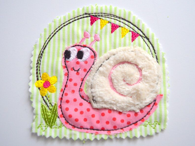 Stickdatei Schnecke doodle Set 4 Größen image number 3