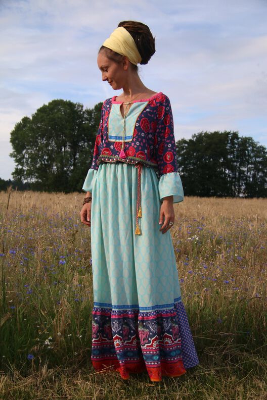 Raglan-Bluse/Kleid "Boholicious" Gr.32-46 SM&Nähanleitung image number 7