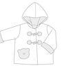 BRIO Baby Jacke mit Kapuze und Bär Applikation thumbnail number 6