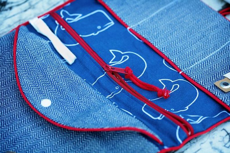 Kleine Windeltasche – Nähanleitung mit Schnittmuster image number 7