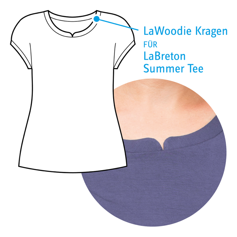 »LaWoodie Kragen« für »LaBreton Summer Tee« (32–46) – Add-On image number 1