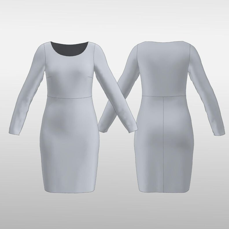 Laya – Basisschnittmuster Kleid 32-52 image number 3
