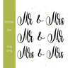 Hochzeit Schriftzug Mr & Mrs Plotterdatei | DIY Hunger thumbnail number 3