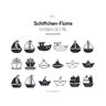Schiffchen-Flotte – Plotterdatei & Motiv-Set thumbnail number 11