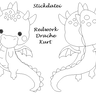Stickdatei Redwork Drache Kurt thumbnail number 1