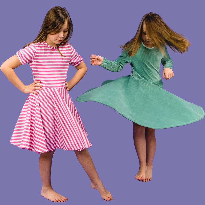 Kinder Kleid Drehkleid Jerseykleid CEPAT ♥ Gr. 92-164 image number 2