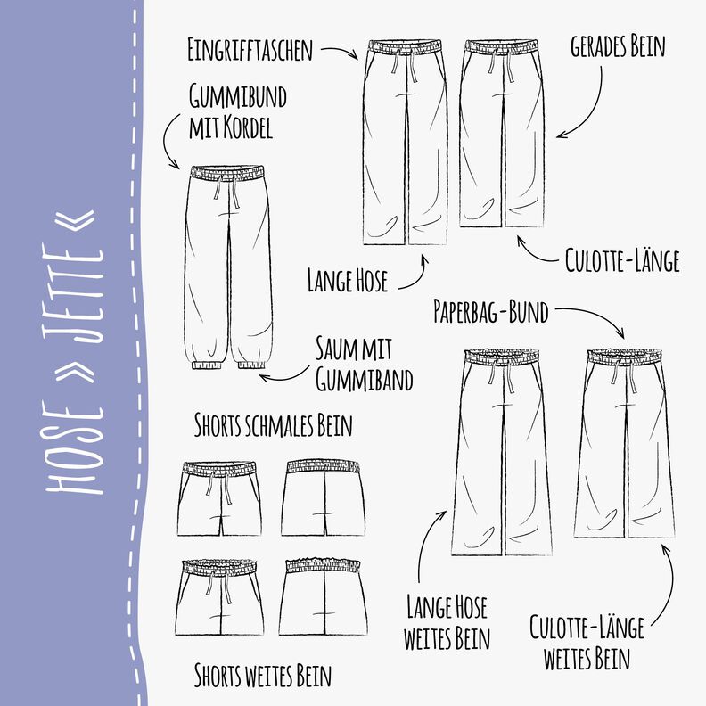 HOSE "JETTE" - Nähanleitung und Schnittmuster image number 9