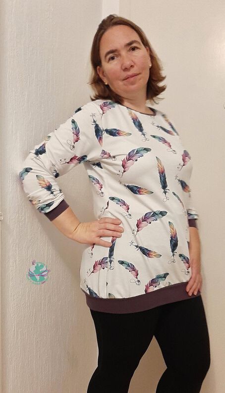 Sweater Josefina Gr. 34 - 54 inkl. A0 + Beamerdatei image number 8