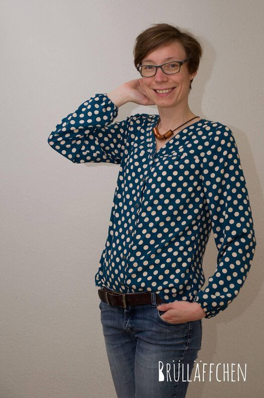 Blusenliebe - Schnittmuster Damen Bluse 34-48 image number 3