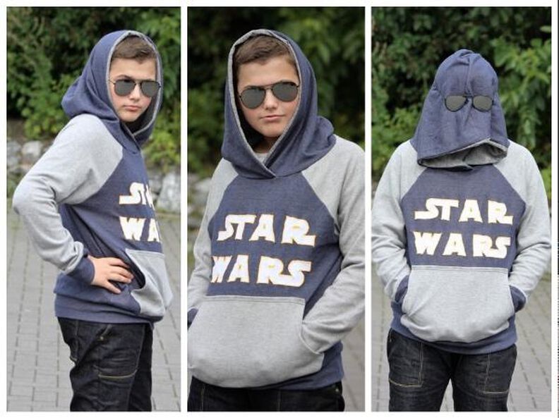 Unisex Schnittmuster Hoodie "Hedi", Gr. 110 – 152 image number 3