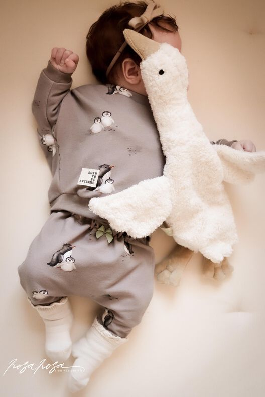 #LoosefitHood Baby #LoosefitRomper 44-86 image number 2