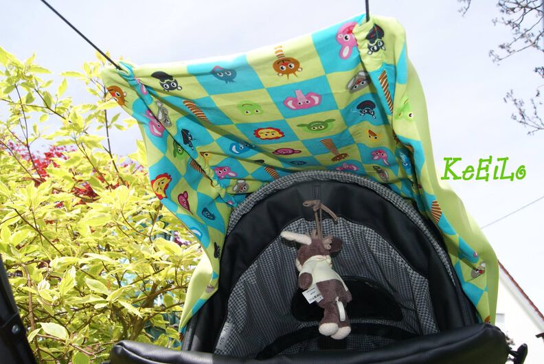 Sonnensegel Kinderwagen (Nähanleitung und Schnittmuster) image number 5